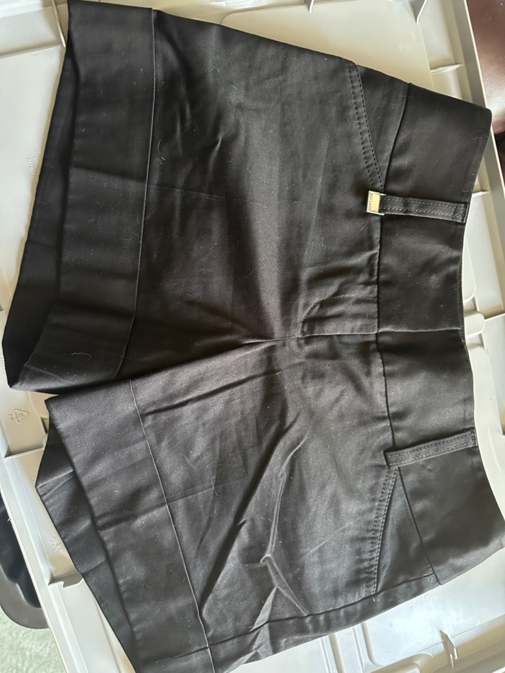 Express Black High-Waist Dress Shorts size 0